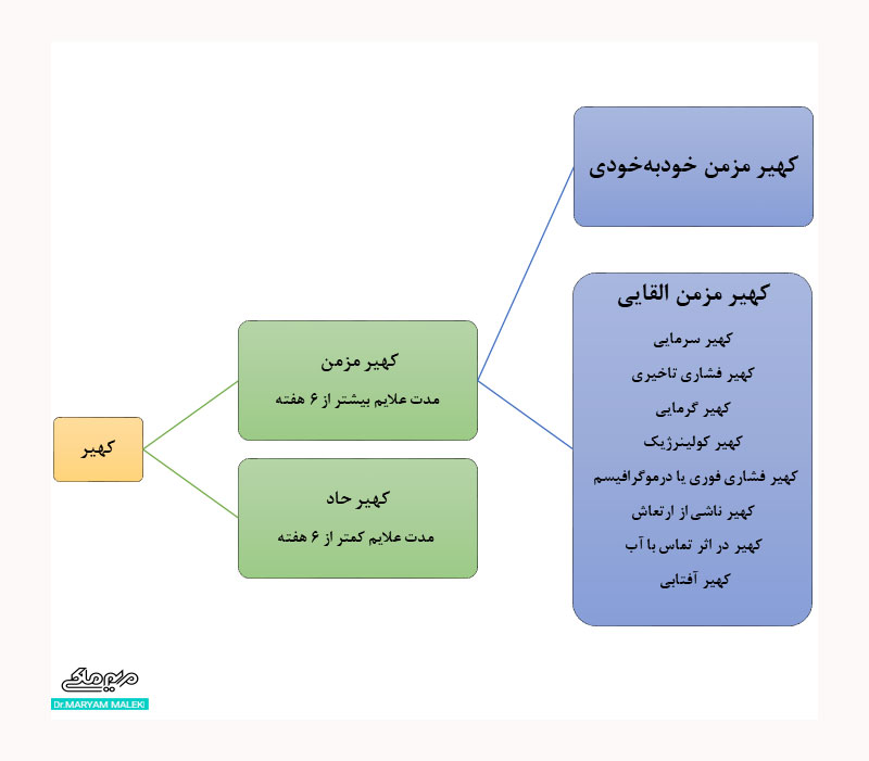 انواع کهیر