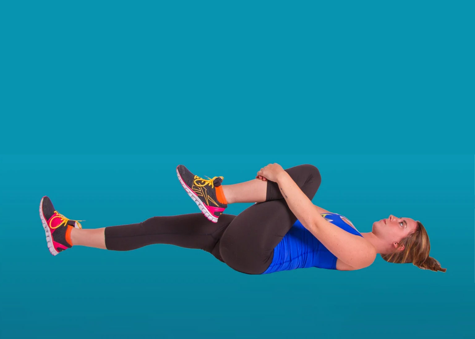 کشش زانو به قفسه سینه 