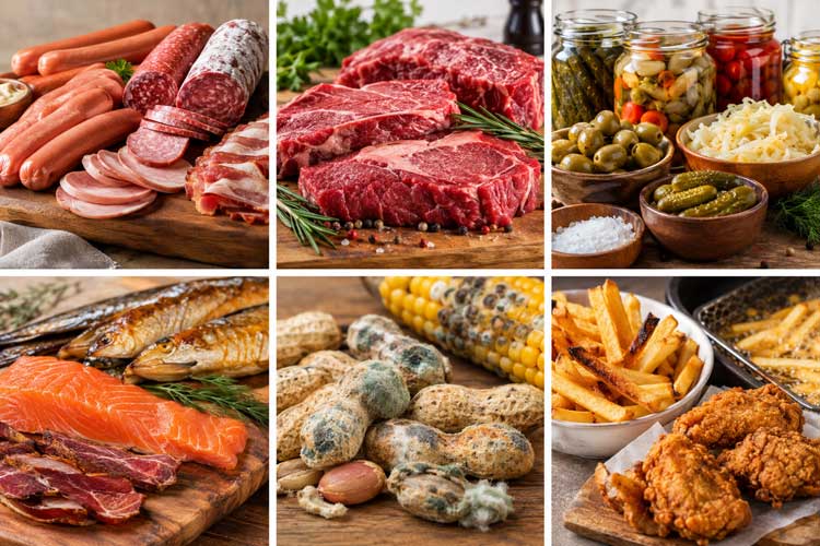 خوراکی های سرطان زا را بشناسید