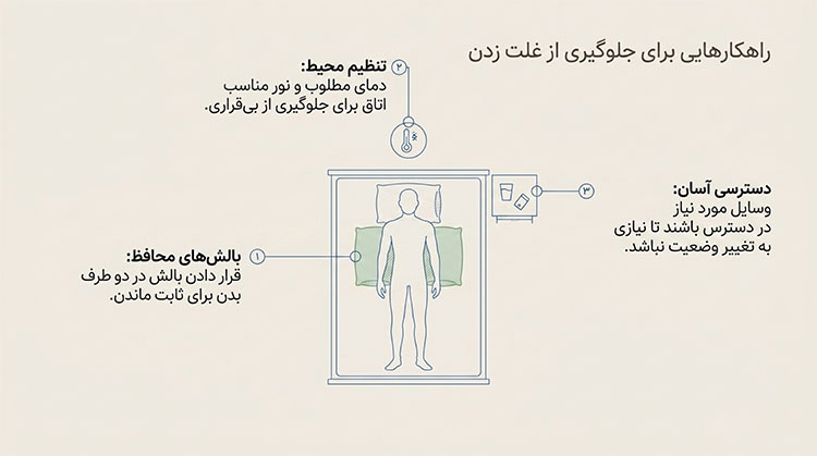 راههای جلوگیری از غلت زدن در خواب