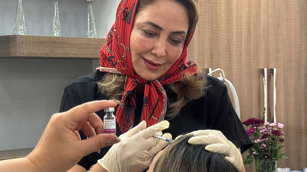 عکس تزریق بوتاکس