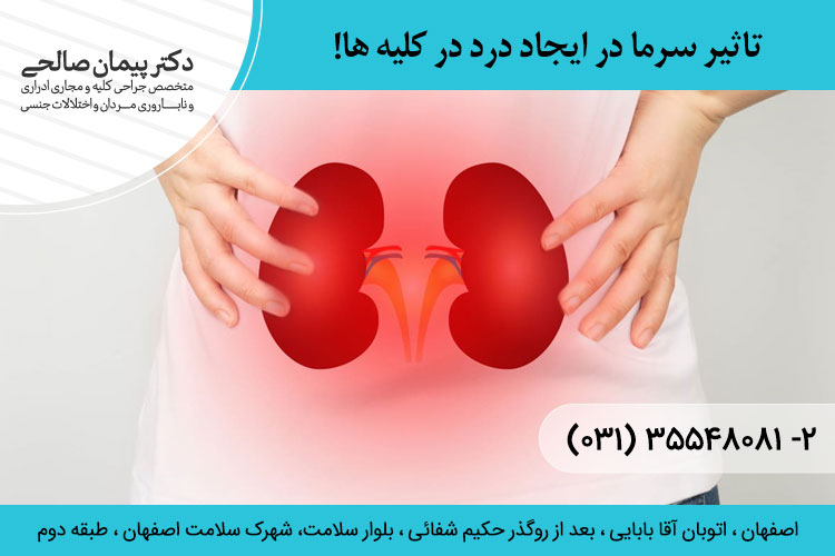 تاثیر سرما در ایجاد درد در کلیه