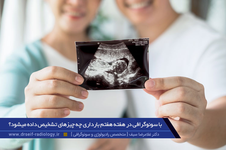 سونوگرافی هفته هفتم بارداری