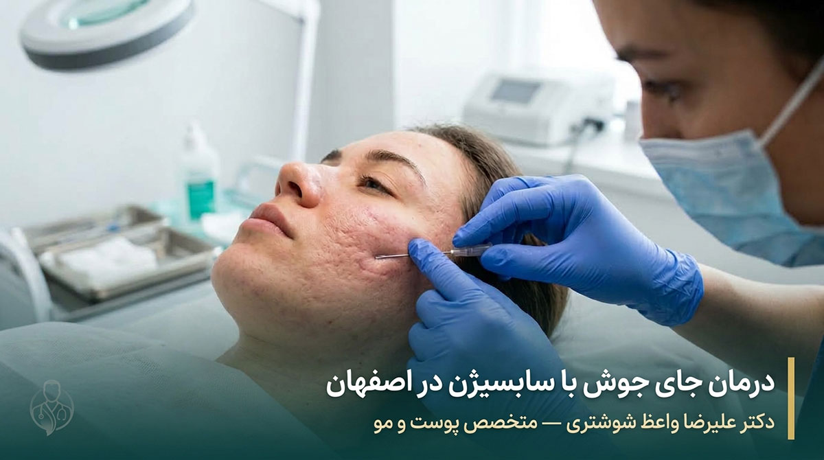 درمان جای جوش با سابسیژن در اصفهان