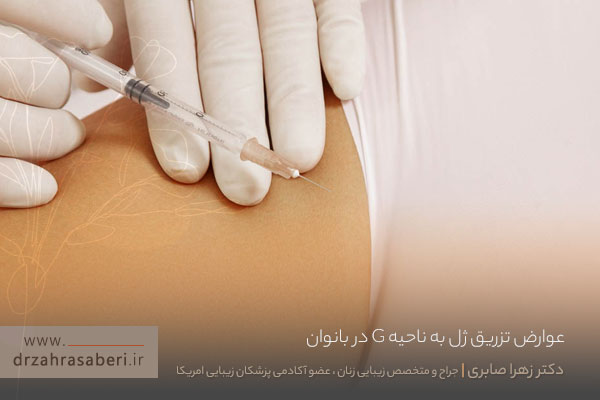 عوارض تزریق ژل به نقطه G چیست؟